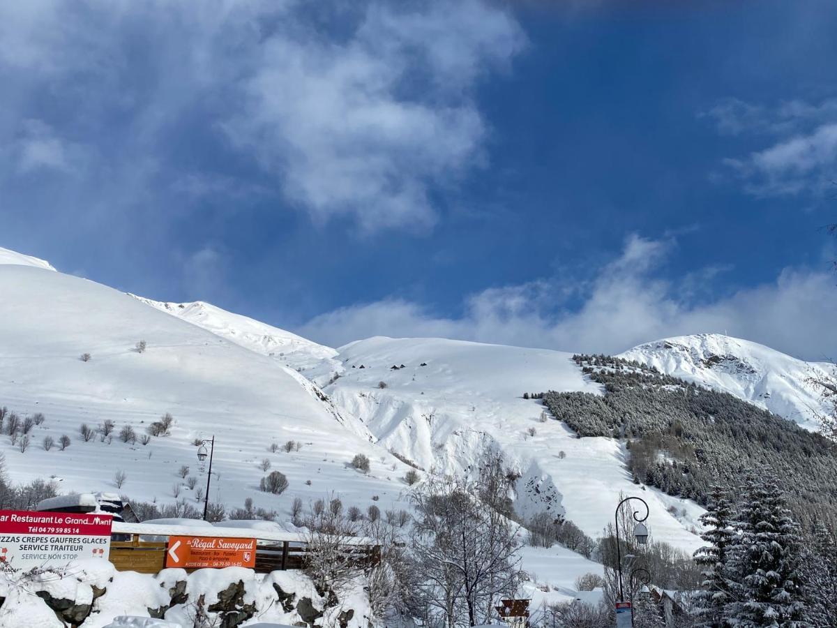 Logement 4/6 Personnes A La Montagne Avec Piscine Apartment Saint-Sorlin-dʼArves Екстериор снимка